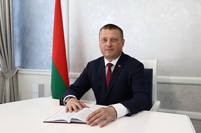 Віншаванне Міністра юстыцыі Сяргея Хаменкі З Днём Незалежнасці Рэспублікі Беларусь