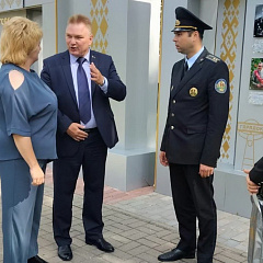 Гарадок з працоўным візітам наведаў намеснік Міністра юстыцыі Алег Кот