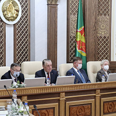 Міністр юстыцыі Сяргей Хаменка прыняў удзел у пасяджэнні Пленума Вярхоўнага Суда Рэспублікі Беларусь