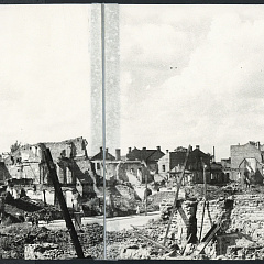 Разбурэнні на вуліцы Леніна ў г. Мінску. 1944 год. Беларускі дзяржаўны архіў навукова-тэхнічнай дакументацыі.