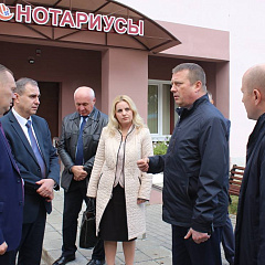 Міністр юстыцыі Сяргей Хаменка прыняў удзел у пасяджэнні Светлагорскага райвыканкама