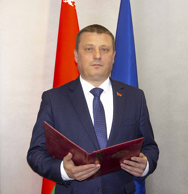 Віншаванне Міністра юстыцыі Рэспублікі Беларусь Сяргея Хаменкі з Днём Канстытуцыі