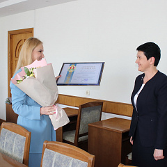 З падзякай за шматгадовую плённую працу
