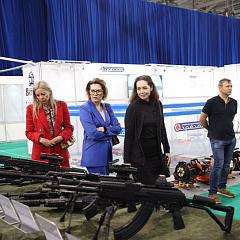 Прадстаўнікі Мінюста наведалі выставу "Нацыянальная бяспека. Беларусь-2022"