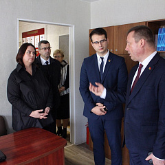 Міністр юстыцыі Сяргей Хаменка прыняў удзел у пасяджэнні Жлобінскага райвыканкама