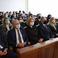 Новы Міністр юстыцыі Сяргей Хаменка прадстаўлены калектыву