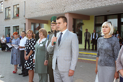 Міністр юстыцыі Алег Сліжэўскі 1 верасня наведаў сярэднюю школу №22 горада Гродна