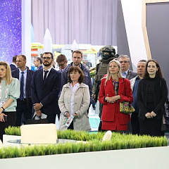 Прадстаўнікі Мінюста наведалі выставу "Нацыянальная бяспека. Беларусь-2022"