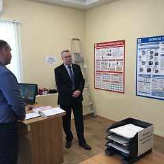 Гендырэктар РУП "БелЮрЗабеспячэнне" наведаў Гомельскі філіял прадпрыемства