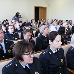 Адзінства беларускага народа - тэма сустрэчы Сяргея Хаменкі з прадстаўнікамі органаў юстыцыі ў Бабруйску