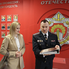 Жаночы актыў Мінюста правёў урок гістарычнай памяці ў ліцэі МУС