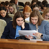 Встреча со студентами Юридического факультета БГУ