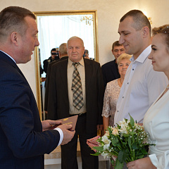 У Талачыне адбылася ўрачыстая цырымонія адкрыцця абноўленага памяшкання аддзела загса