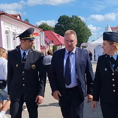 Гарадок з працоўным візітам наведаў намеснік Міністра юстыцыі Алег Кот