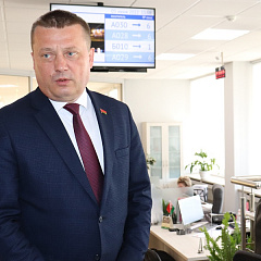 Сёння ў Лідзе з планавай працоўнай паездкай пабываў Міністр юстыцыі Сяргей Хаменка