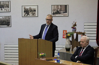 Першы намеснік Міністра юстыцыі правёў сустрэчу з калектывам Беларускага дзяржаўнага архіва кінафотафонадакументаў
