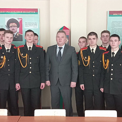 Школа актыўнага грамадзяніна. Алег Кот у Мінскім гарадскім кадэцкім вучылішчы