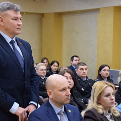 Наталья Филиппова приняла участие в заседании коллегии главного управления юстиции Гомельского облисполкома