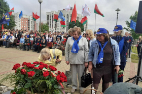 Представители первичной организации Минюста ОО "БСЖ" почтили память жертв ВОВ