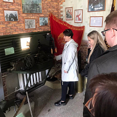 Сёння Мінюст пабываў у музеі рэдкай стралковай зброі