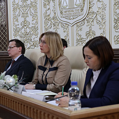 Міністр юстыцыі Сяргей Хаменка прыняў удзел у пасяджэнні Пленума Вярхоўнага Суда Рэспублікі Беларусь