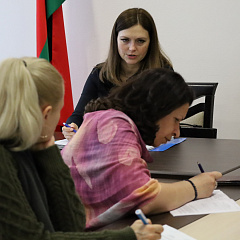 "Афармленне дэкларацыі аб даходах і маёмасці" - тэма занятку для работнікаў ЦА Міністэрства юстыцыі