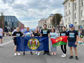 Работники Министерства юстиции приняли участие в 10-ом Минском полумарафоне