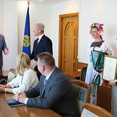 Міністр культуры Анатоль Маркевіч уручыў узнагароды кіраўнікам цэнтральнага апарата Мінюста
