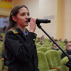 "Будучыня - гэта вы". Міністр юстыцыі Сяргей Хаменка сустрэўся з курсантамі Магілёўскага інстытута МУС