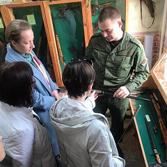 Сёння Мінюст пабываў у музеі рэдкай стралковай зброі