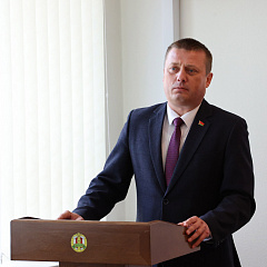 Новы Міністр юстыцыі Сяргей Хаменка прадстаўлены калектыву