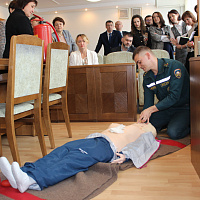 Занятия с представителями МЧС
