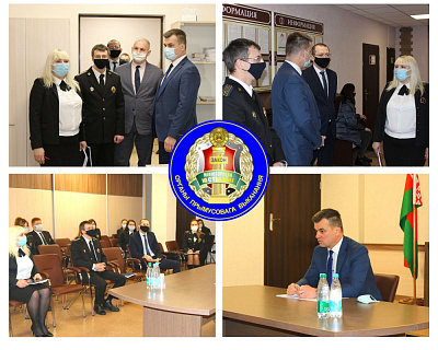 Міністр юстыцыі правёў сустрэчу з калектывам аддзела прымусовага выканання Заводскага раёна г. Мінска