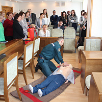 Занятия с представителями МЧС