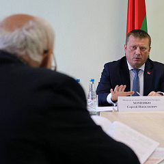 Міністр юстыцыі Сяргей Хаменка прыняў удзел у пасяджэнні Светлагорскага райвыканкама