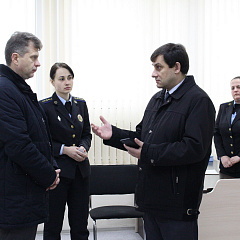 Галоўны судовы выканаўца Рэспублікі Беларусь Сяргей Нікель наведаў Гомельскую вобласць