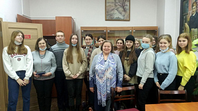 Встреча со студентами Юридического колледжа БГУ в Белорусском государственном архиве-музее литературы и искусства