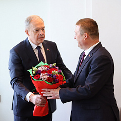 Новы Міністр юстыцыі Сяргей Хаменка прадстаўлены калектыву
