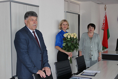 Ганаровая грамата Міністэрства юстыцыі Рэспублікі Беларусь калектыву Палаца грамадзянскіх абрадаў галоўнага ўпраўлення юстыцыі Мінскага гарвыканкама