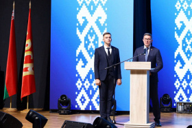 Евгений Коваленко принял участие в 46-м Съезде ОО «БРСМ», приуроченном к празднованию 105-летия со дня образования ЛКСМБ