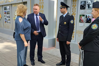 Гарадок з працоўным візітам наведаў намеснік Міністра юстыцыі Алег Кот