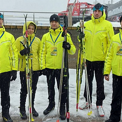 Высокі камандны дух і волю да перамогі праявіла каманда Міністэрства юстыцыі на Мінскай лыжні