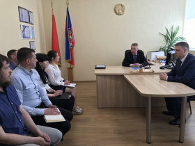 Гендиректор РУП "БелЮрОбеспечение" посетил Гомельский филиал предприятия