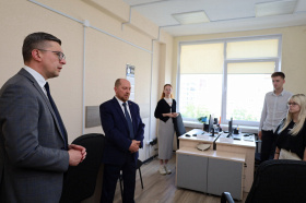Министр юстиции посетил подведомственное предприятие «Астерус»