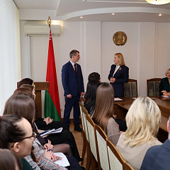 У Міністэрстве юстыцыі адбыўся справаздачна-выбарны сход пярвічнай прафсаюзнай арганізацыі ведамства
