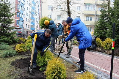 Рэспубліканскі суботнік у Міністэрстве юстыцыі