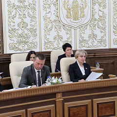 Міністр юстыцыі Сяргей Хаменка прыняў удзел у пасяджэнні Пленума Вярхоўнага Суда Рэспублікі Беларусь