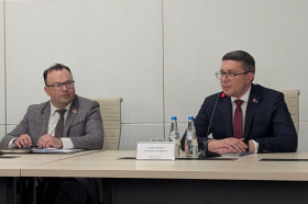 Евгений Коваленко сегодня встретился с нотариусами Могилевского нотариального округа