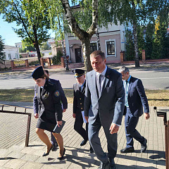 Адзінства беларускага народа - тэма сустрэчы Сяргея Хаменкі з прадстаўнікамі органаў юстыцыі ў Бабруйску